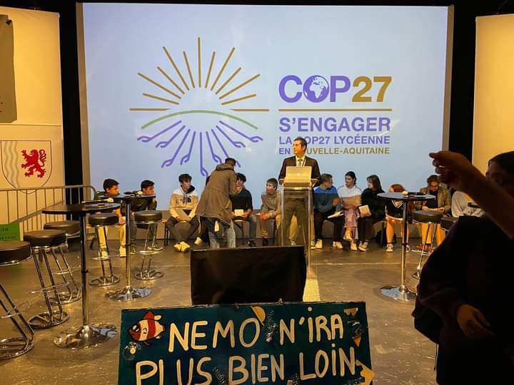 Participation à la COP27 lycéenne